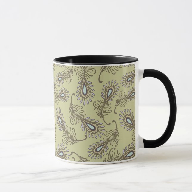 Tasse Motif de plume (Droite)