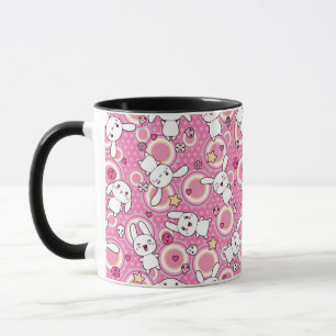Tasse motif de rose de kawaii