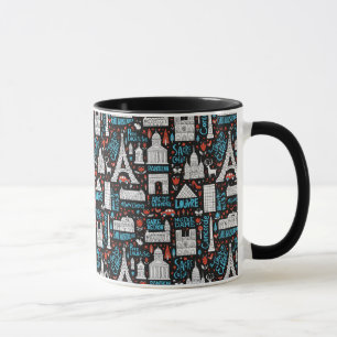 Tasse Motif de symboles de la France  