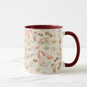 Tasse Motif de vacances d'été