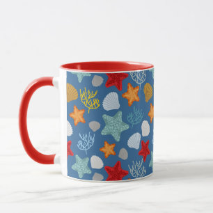Tasse Motif de vie sous-marine