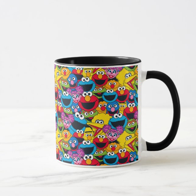 Tasse Motif d'équipage de la rue Sesame (Droite)