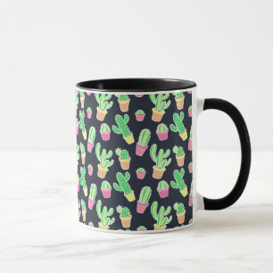 Tasse Motif des cactus à aquarelle de Neon