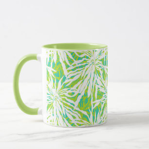 Tasse Motif des Feuilles de Palm Tropical