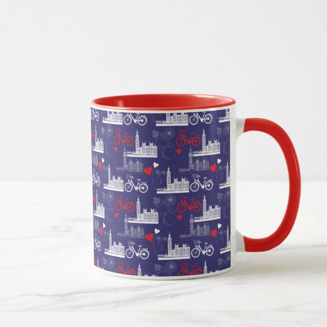 Tasse Motif des monuments de Londres (Droite)