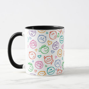 Tasse motif des sourires