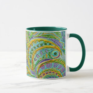 Tasse Motif d'Imaginaire d'art populaire