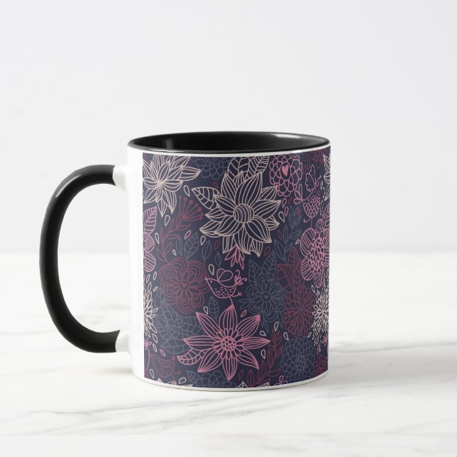 Tasse Motif floral 4 2 (Gauche)