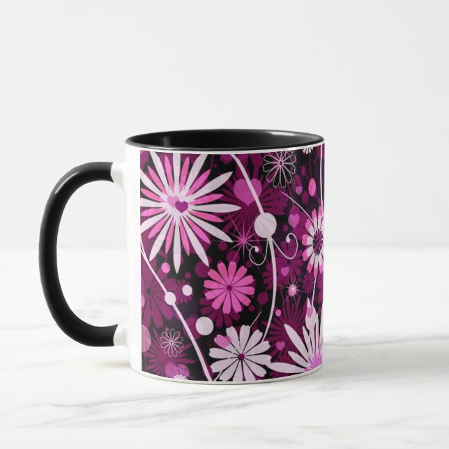 Tasse Motif floral de Valentine (Gauche)