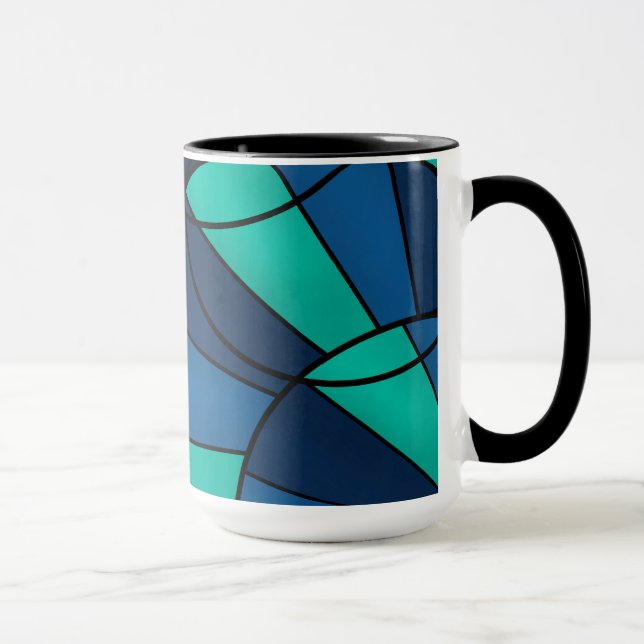 Tasse motif géométrique Abstrait (Droite)