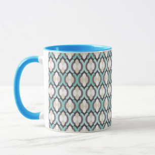 Tasse Motif marocain de turquoise