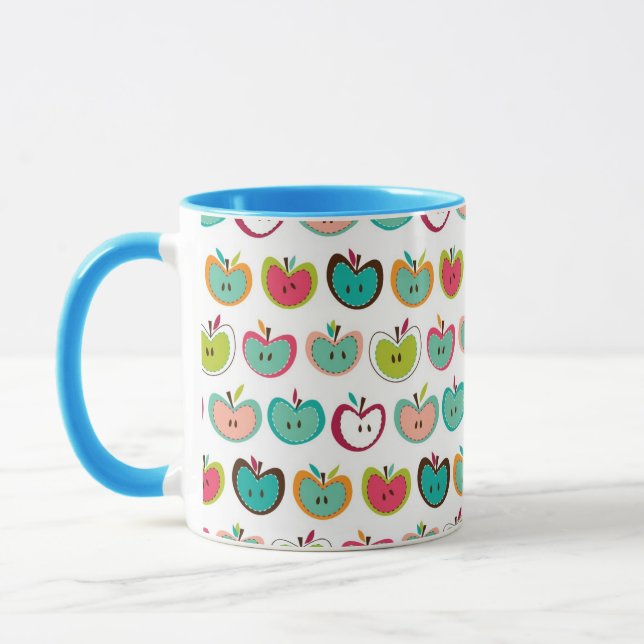 Tasse Motif mignon de pomme (Gauche)