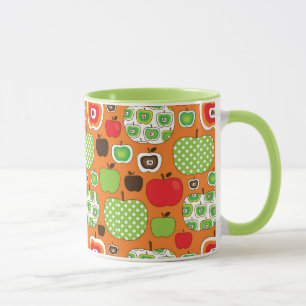 Tasse Motif mignon d'illustration de pomme