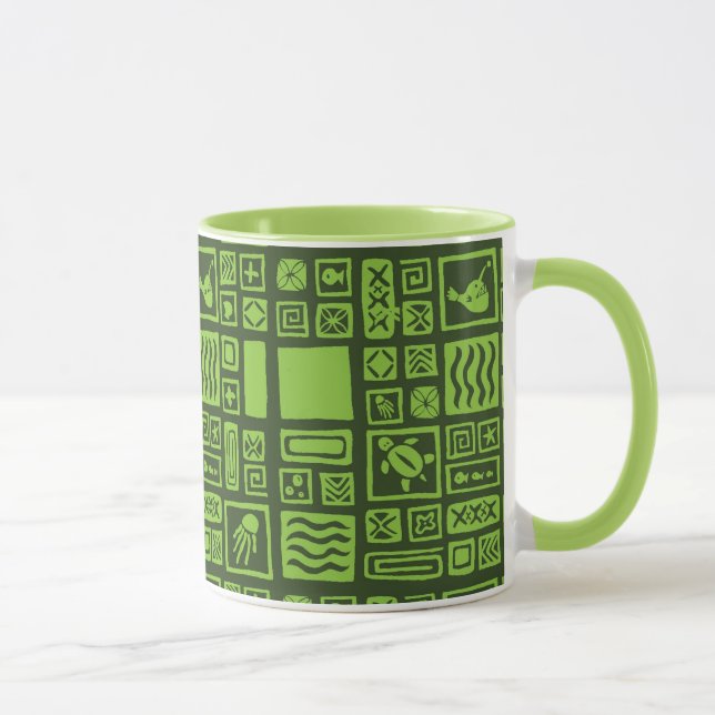Tasse Motif Tiki (Droite)