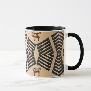 Tasse motif tribal africain ethnique