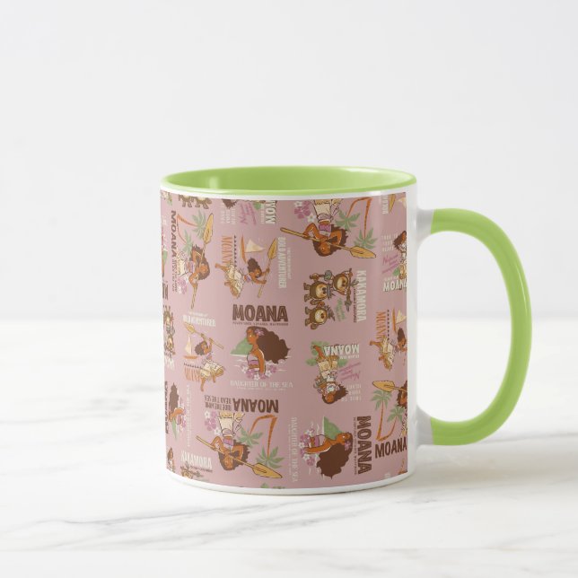 Tasse Motif Vintage Moana & Kakamora (Droite)