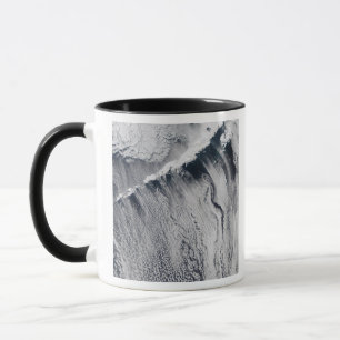 Tasse Motifs nuageux visibles sur l'île Aléoutienne