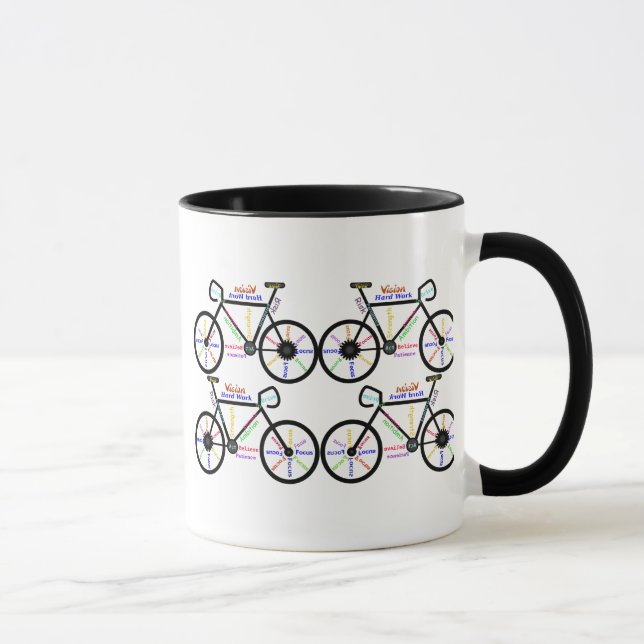 Tasse Motivational Words about Vélo Bmx VTT (Droite)