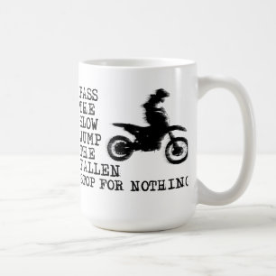 Tasse Motocross Moto Tout-Terrain Stop À Rien