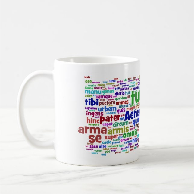 tasse : mots principaux de l'aeneid 300 (Gauche)