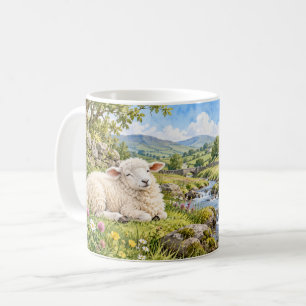 Tasse mouton drôle « Garder son calme et bêler »