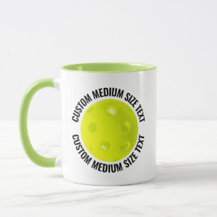 Tasse Moyenne LIME Combo 11oz Pickleball Personnal
