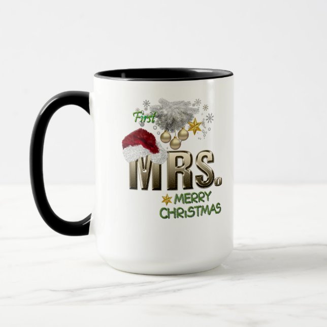 Tasse MRS. Premier Noël (Gauche)