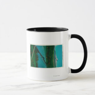 Tasse Mt Hood et Pont inter-États en Saumon blanc