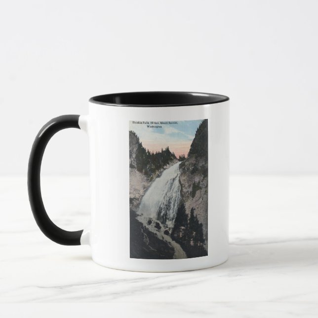 Tasse Mt Rainier, Washington - Vue des chutes Sluiskin (Gauche)