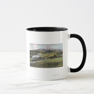 Tasse Mt Shasta et Southern Pacific Rail