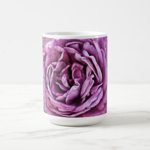 Tasse Mug Art Floral Rose Violette