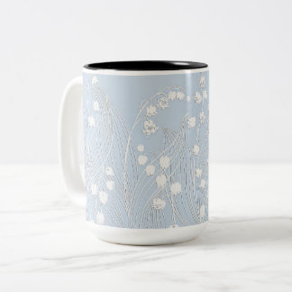Tasse Mug fleurs de muguet tridimensionnelles