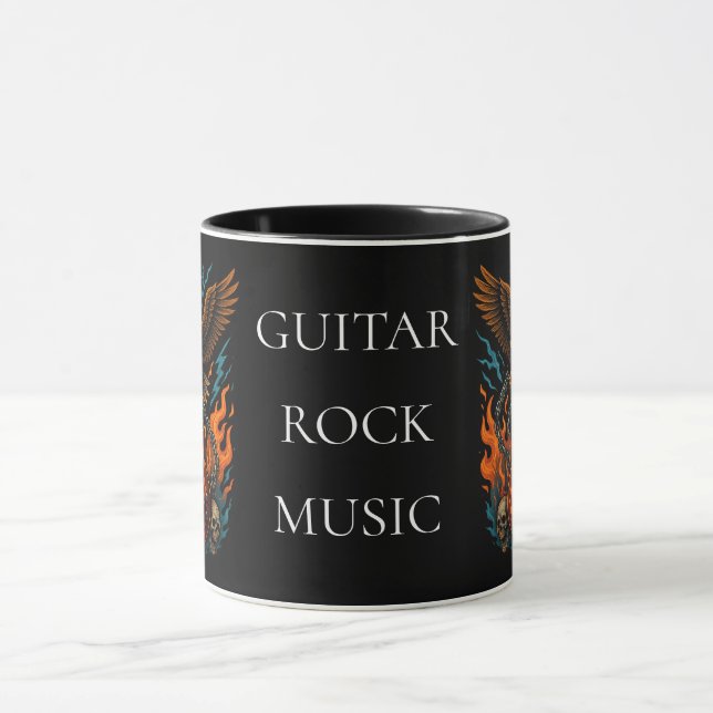 Tasse Mug Guitare Rock Music (Centre)