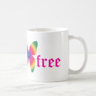 tasse (multicolore) sans gluten de papillon grande