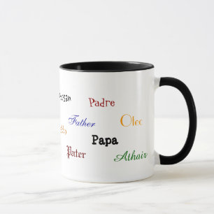 Tasse multilingue de papa