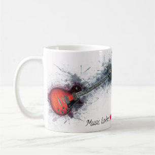 tasse Music Lover guitare