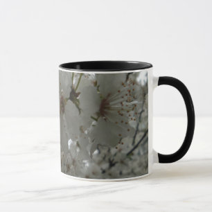 Tasse Musique à anneaux de fleurs de prune