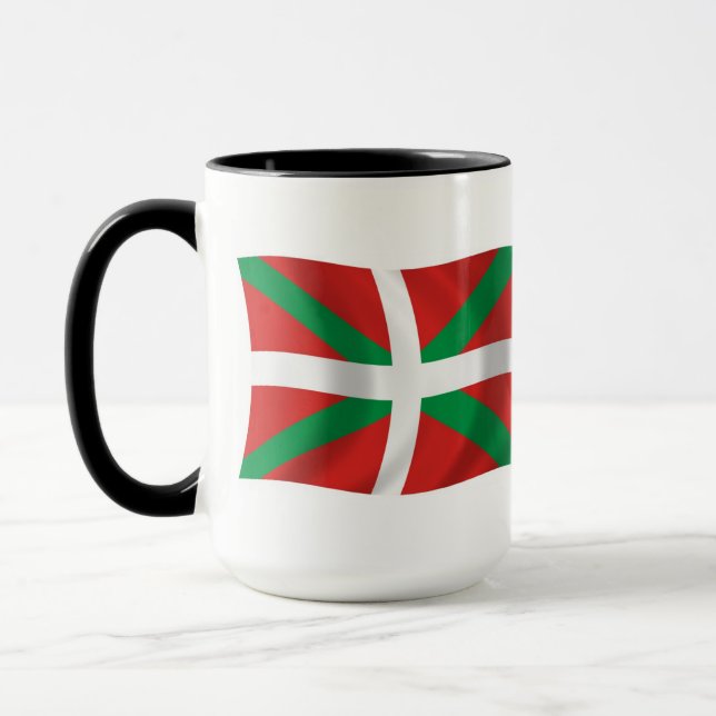 Tasse Musique à drapeau basque (Gauche)