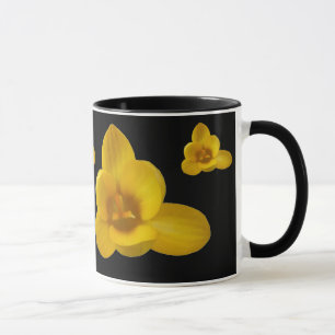 Tasse Musique Crocus jaune