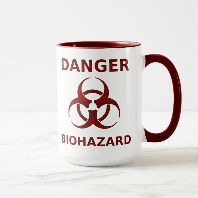 Tasse Musique d'avertissement de danger biologique (Droite)