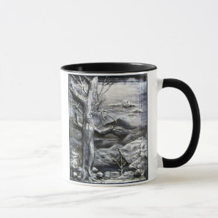 Tasse Musique de café 3D Treeman noir et blanc