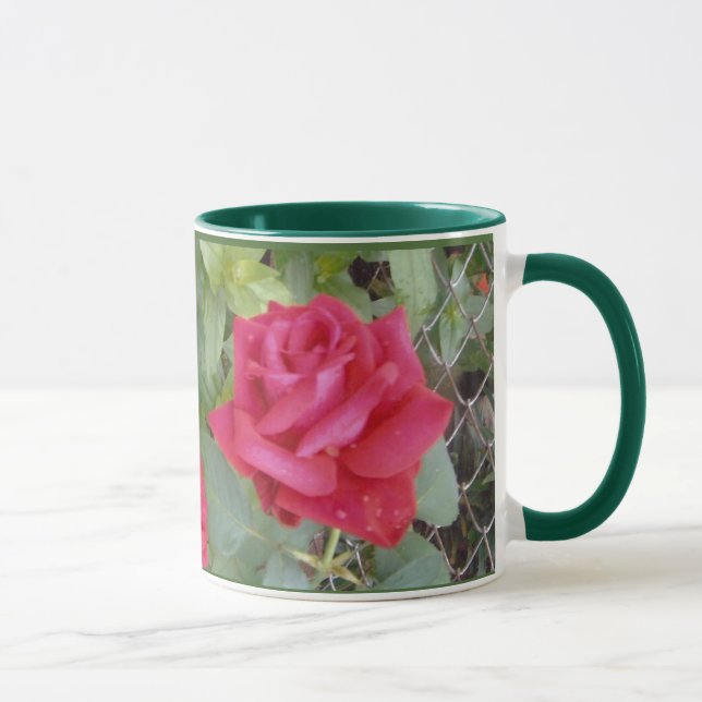Tasse Musique de rose rouge (Droite)