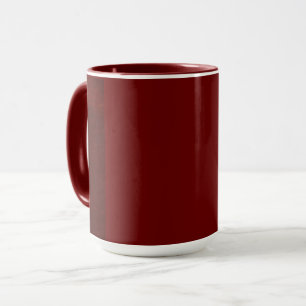 Tasse Musique d'obsession rouge