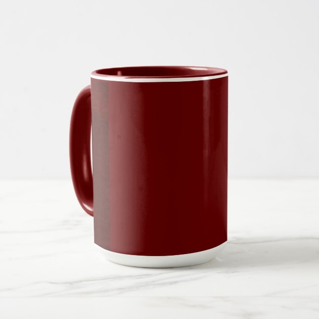 Tasse Musique d'obsession rouge (Devant gauche)