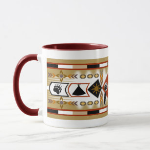 Tasse Musique du clan des ours amérindien