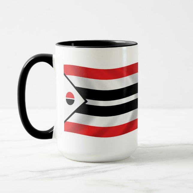 Tasse Musique du drapeau de la tribu Arapaho (Gauche)