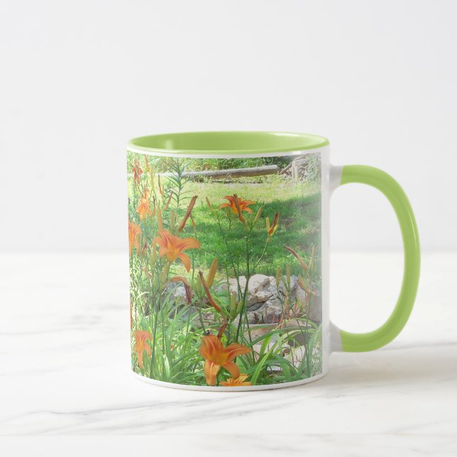 Tasse Musique du jardin de fleurs d'été (Droite)