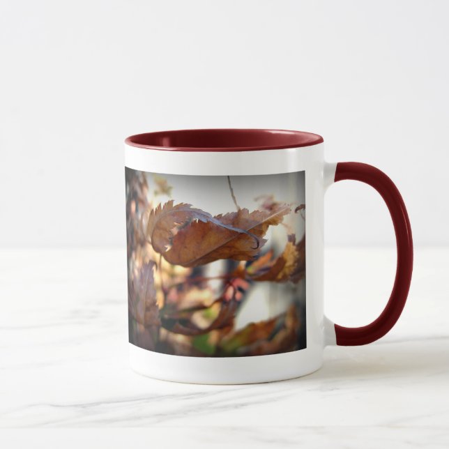 Tasse Musique feuille d'automne (Droite)