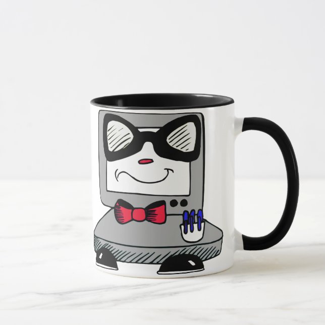 Tasse Musique Geek Nerd de l'ordinateur (Droite)