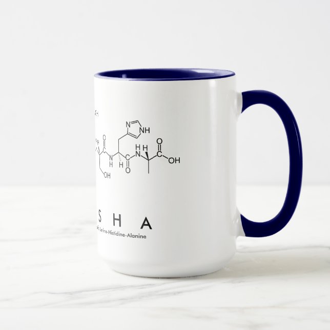 Tasse Musique nom du peptide Tanesha (Droite)